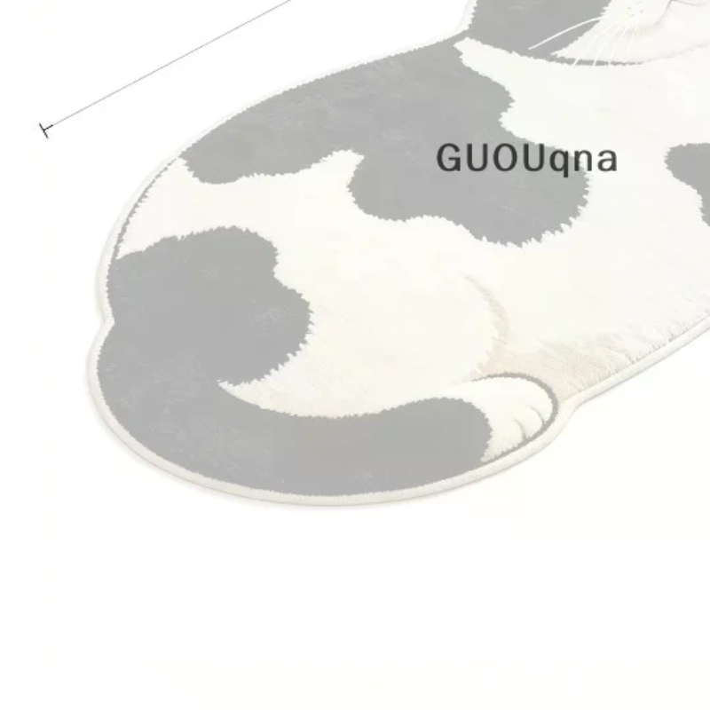 Quick Dry Diatomite Bath Mat - Cat Shaped Diatomite Bath Mat High