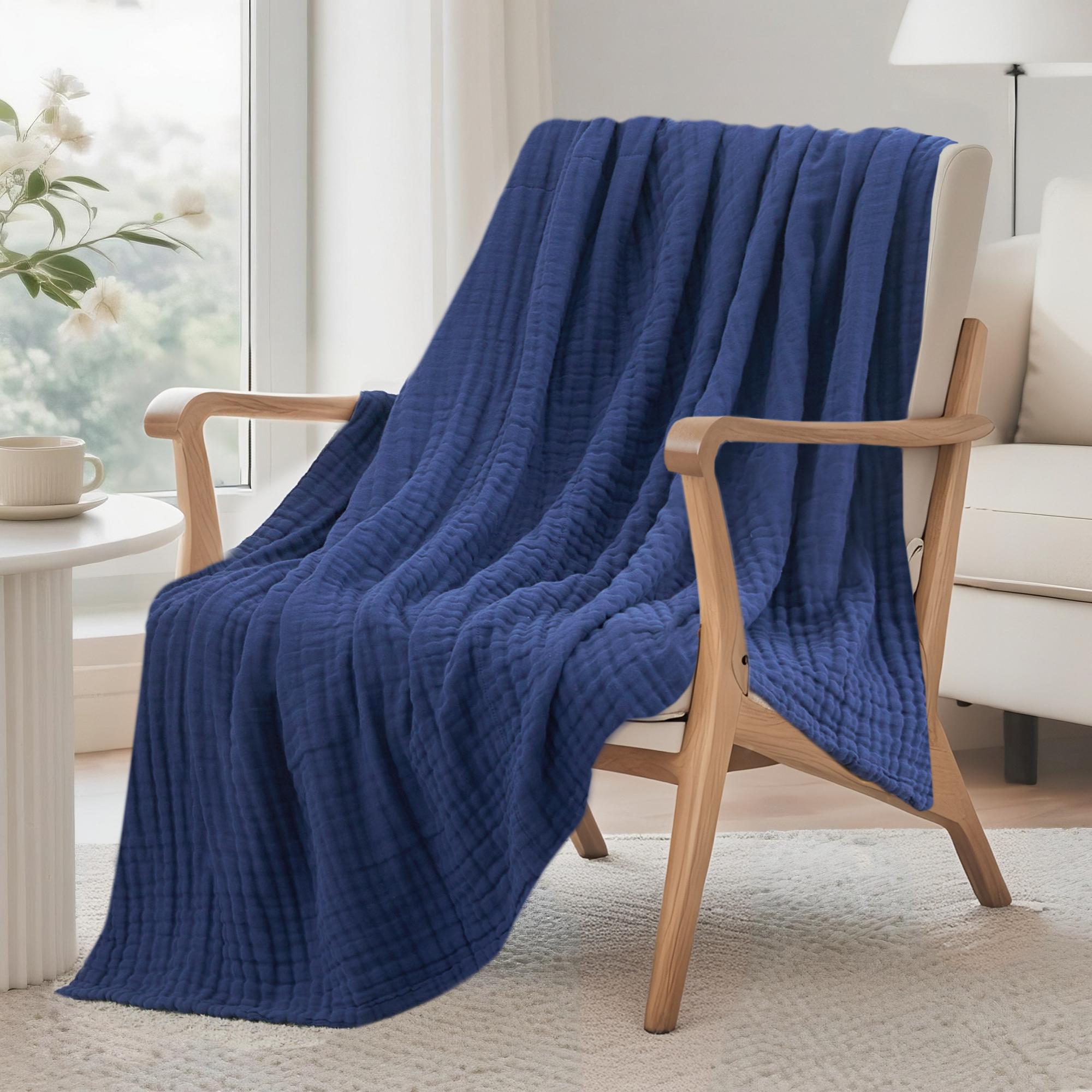6-Layer 100% Cotton Muslin Bla - Muslin Cotton Bedspread review and price