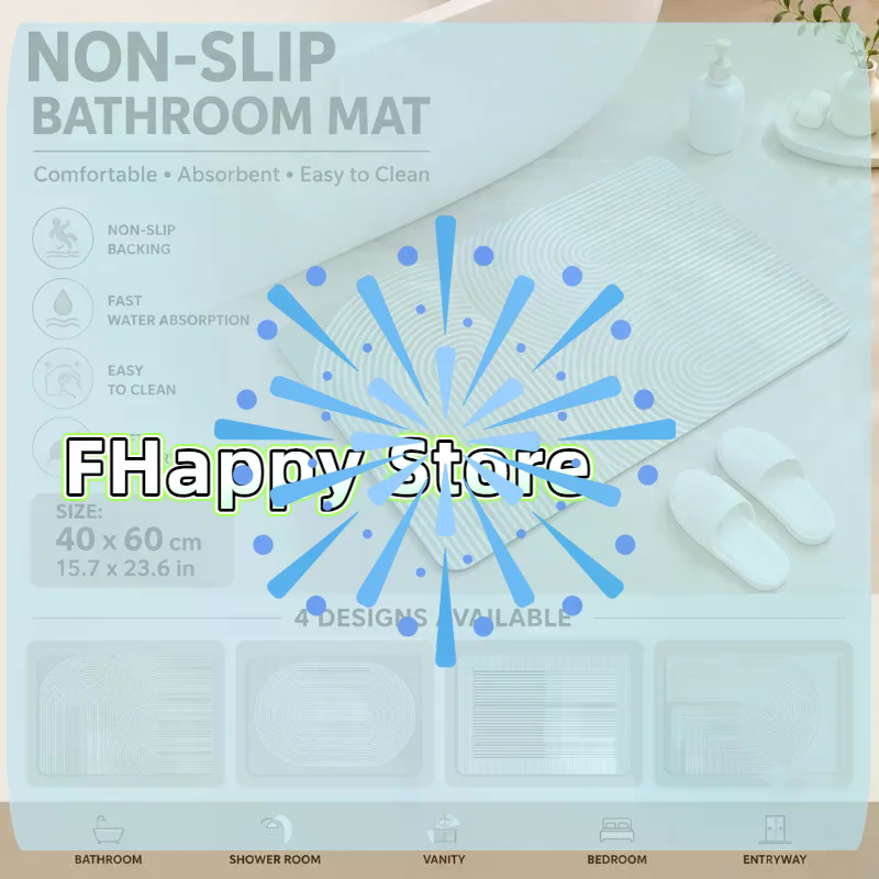 [MA]Beige Striped Diatomite Ba - Quick Dry Diatomite Bath Mat review and price