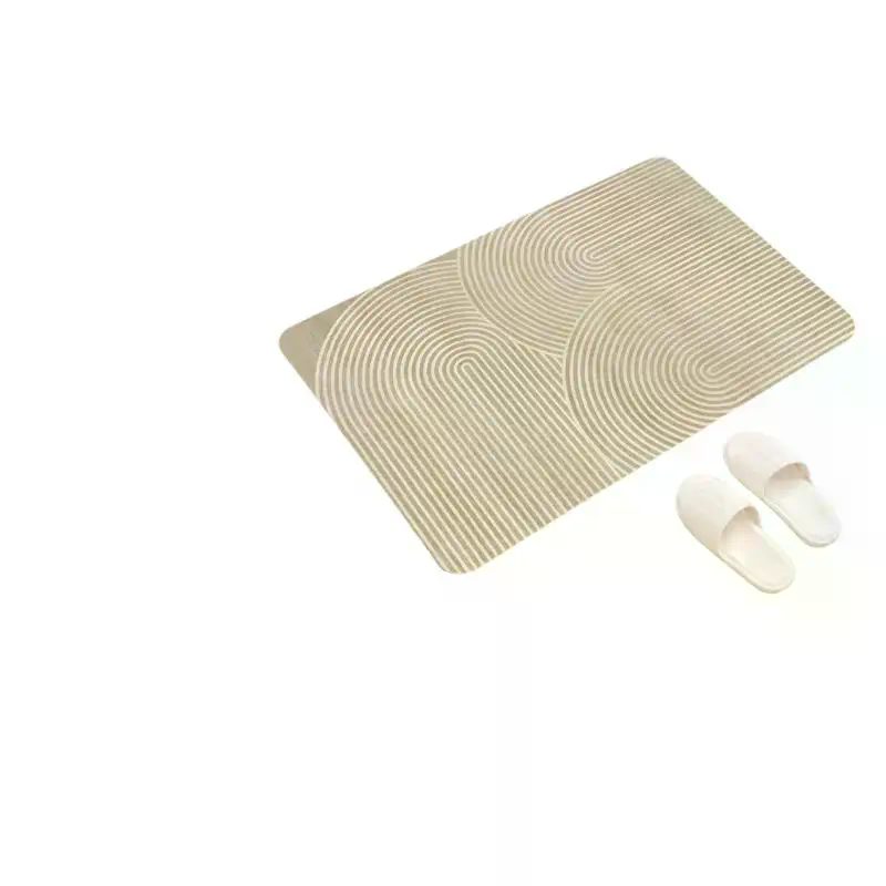 [MA]Beige Striped Diatomite Ba - Quick Dry Diatomite Bath Mat review and price