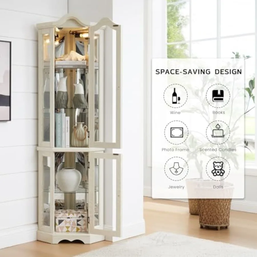 Corner curio cabinet for bar a - Storage & Organization review and price