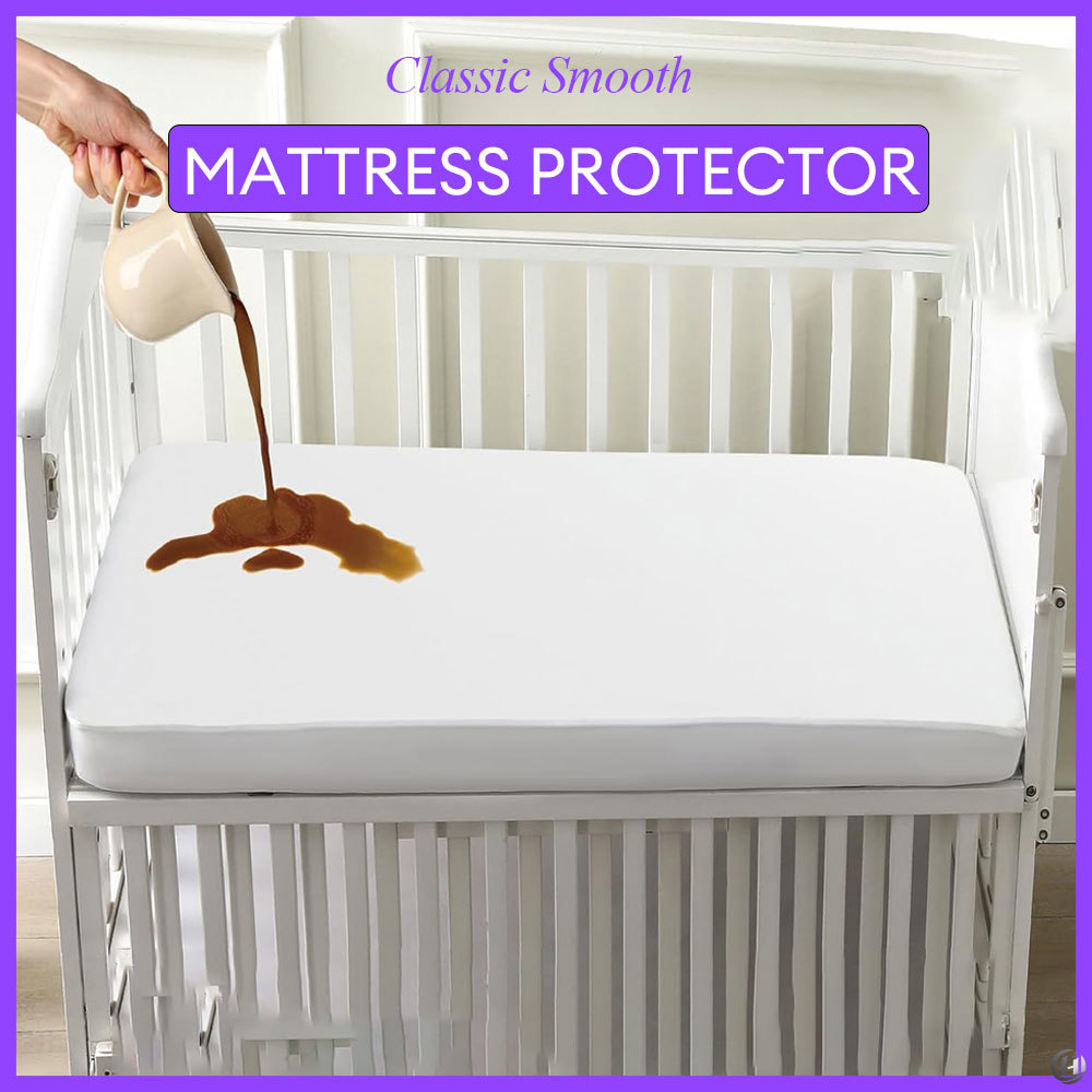 1pc Crib Mattress Protector Sm - Waterproof Mattress Protector Breathable review and price