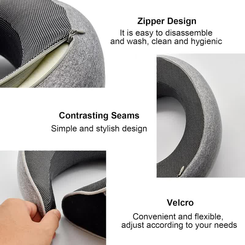 Travel Neck Pillow Memory Foam - Anti Snore Contour Pillow review and price