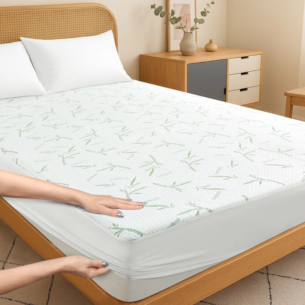 Waterproof Bamboo Fiber Mattre - Waterproof Mattress Protector Breathable review and price