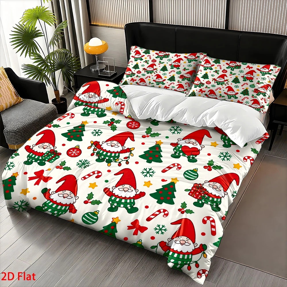 Christmas Gnome Christmas Tree - Duvet Cover Sets With Zipper review and price