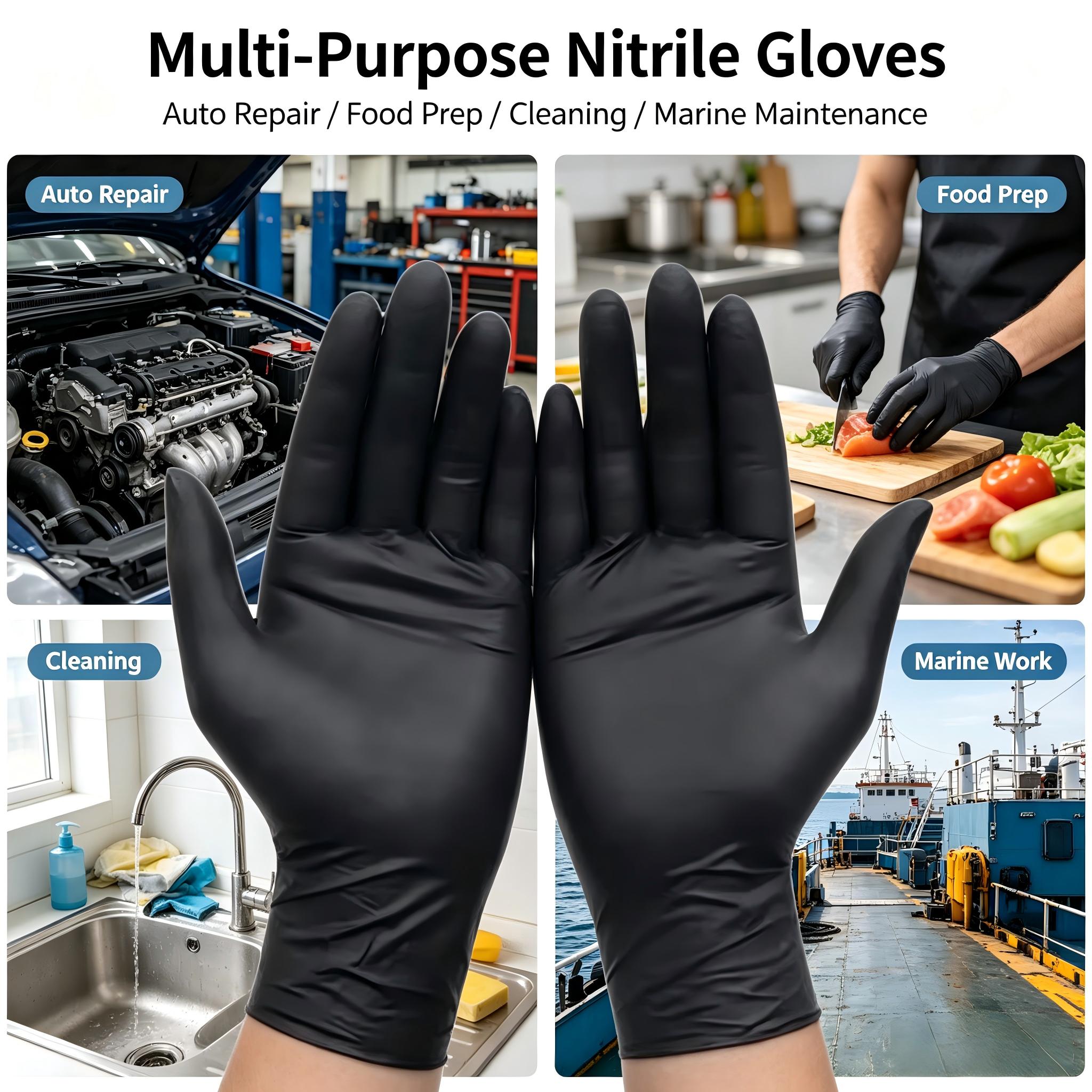 100Pcs Black Disposable Nitril - Kitchen review and price